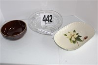 (2) Vintage Bowls & Platter (U240B)
