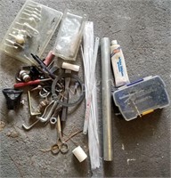 Small Box of Miscellaneous Garage Items