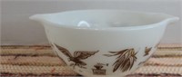 Wh and Brown early American 441 bowl