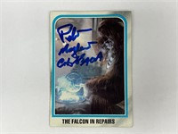 Autograph COA Star Wars Vintage Trading Card