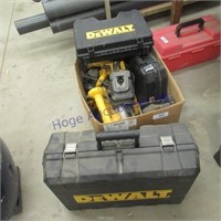 DEWALT POWER TOOLS, SOME BATTERY SOME