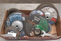 Group of grinding and cut-off wheels, 7" and