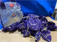 Large Group of Crown Royal Bags