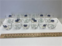 LOT OF 10 NOTRE DAME FIGHTING IRISH GLASSES