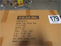 Black Bull Steel Car Dolly Set