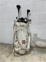Vintage Golf Clubs & Bag K14H
