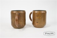Pair of Chase Copper Mugs