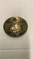 John Deere Nashville 87 Belt Buckle 150th Anniv