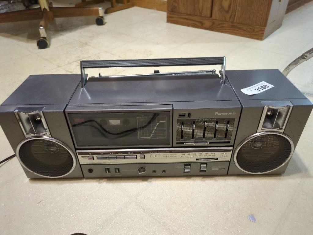 Panasonic Boom box - am/FM cassette - untested