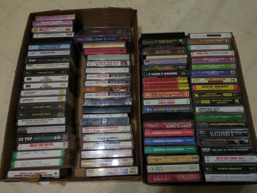 Vintage cassette tapes