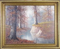 Bryan Tarlton 22x28 O/C Indiana Autumn Creek