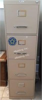 4 drawer steel filing cabinet - letter size
