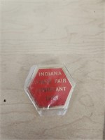 Indiana State Fair Assistant 1978 Pin