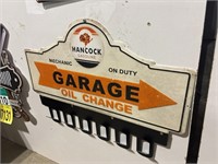 Garage Oil Change Metal Sign