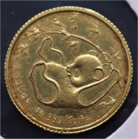 1/20 OZ .999 GOLD CHINA PANDA