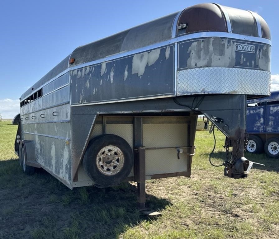 1993 Royal 7x22 Stock Trailer