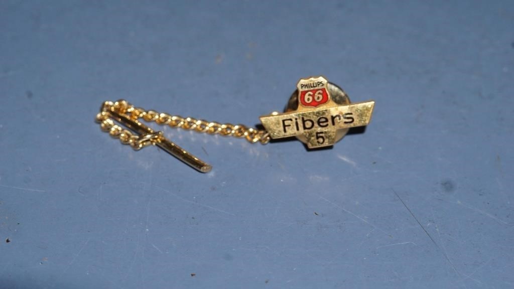 Vintage Phillips 66 Fibers 5 Tie Pin