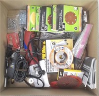 Assorted Tools, Sanding Pads, Sanders, Screws