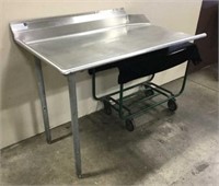 Stainless Steel Corner Extension Table