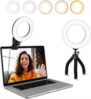 Dimmable LED Ring Light for Laptop