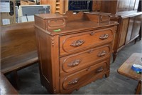 Victorian Dresser w/Dove Tail Drawers & Wheels