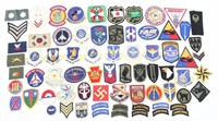 20TH C. US & WORLD MILITARY PATCHES LOT