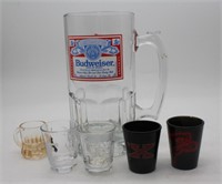 Budweiser Mug and Shot Glass