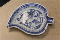 Chinese Canton Leaf Tray