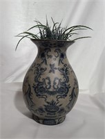 Antique-style Floral Vase