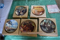 Five Decorative Art Plates (Including MoulinRouge)
