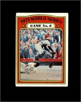 1972 Topps #228 World Series VG to VG-EX+