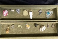 15 PIECE PENDANTS LOT+ /  JEWELRY