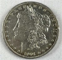 1901-O Morgan Silver Dollar, US $1 Coin