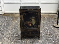 TIANJIN CHINA ORIENTAL CHEST WITH DOOR AND DRAWER