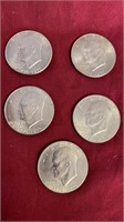 5 EISENHOWER CENTENNIAL DOLLARS