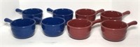 Longaberger Stoneware Soup Bowls with Handles