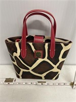 Red & Giraffe Print Donney & Bourke Handbag