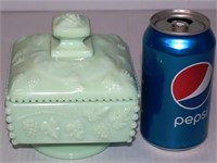 Vintage Jadeite Candy Dish w Lid