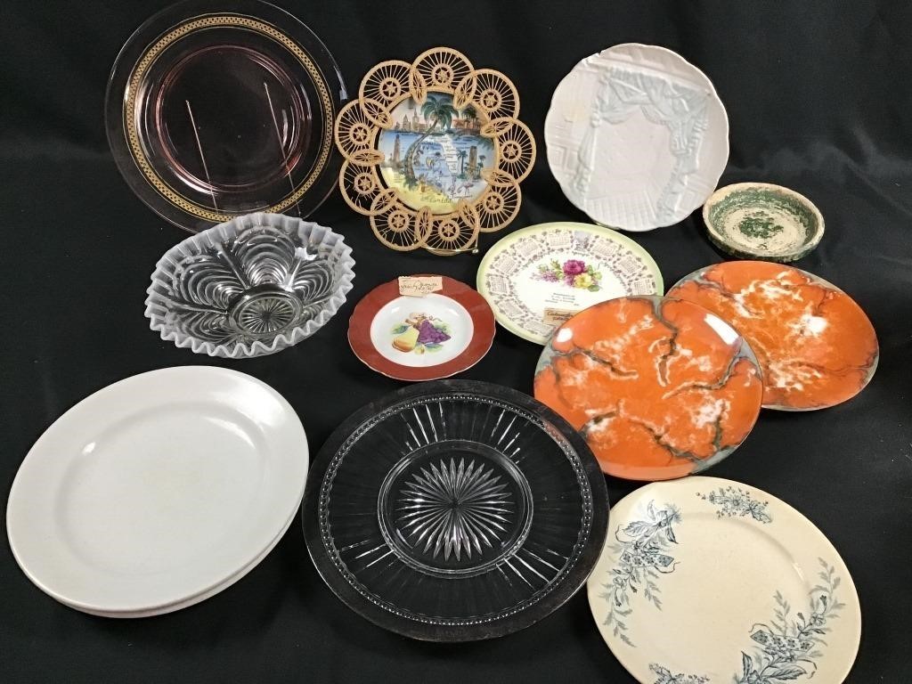 Lot of various plates shown