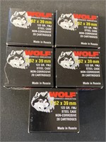 Wolf 7.62 x 39mm ammo.