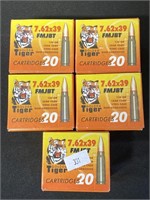 Golden Tiger 7.62 x 39 ammo.