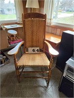 Large Chair with Woven Seat