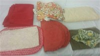 Vintage Linens table cover towels and more