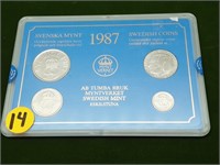 1987 SWEDISH COIN SET
