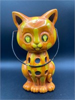 Mid Century Cat Candle Lantern