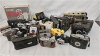 Large Lot vintage cameras