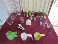 Measuring cups, shot glasses, & other misc