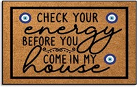Check Your Energy Indoor Door Mat 30X18