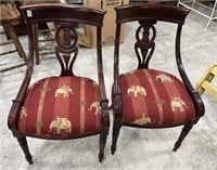 Pair of Reproduction Regency Side Chairs