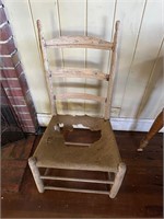 Vintage Antique Ladder Back Chair